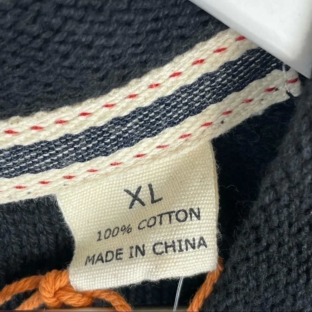 Weatherproof Ottoman Stitch Henley Sweater